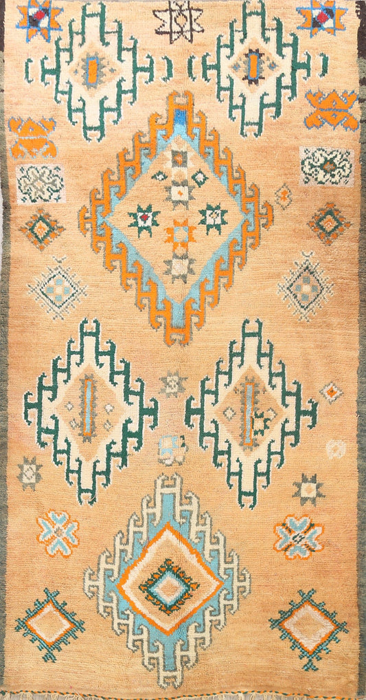 Tribal Geometric Moroccan Oriental Area Rug 6x10