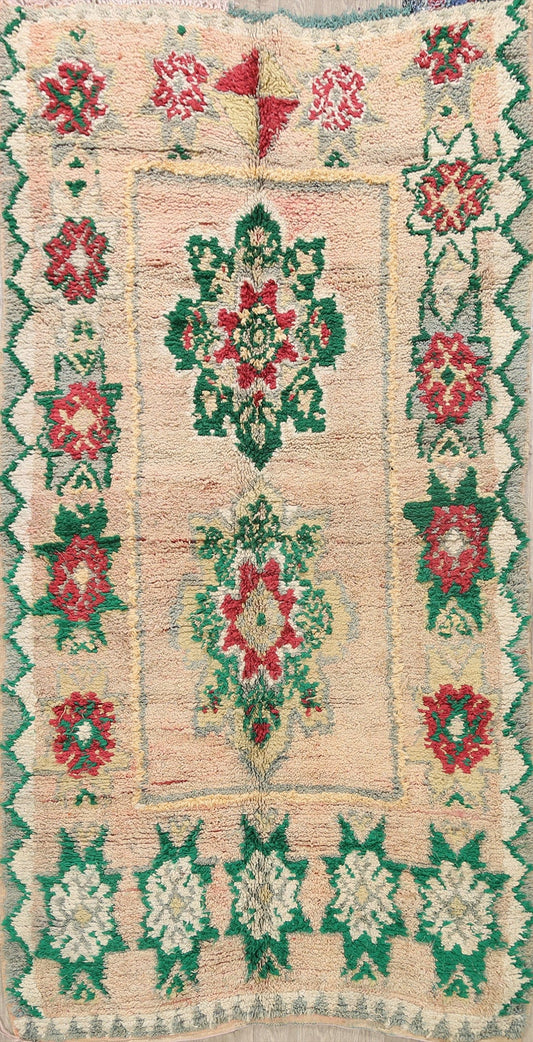 Tribal Moroccan Oriental Area Rug 6x10