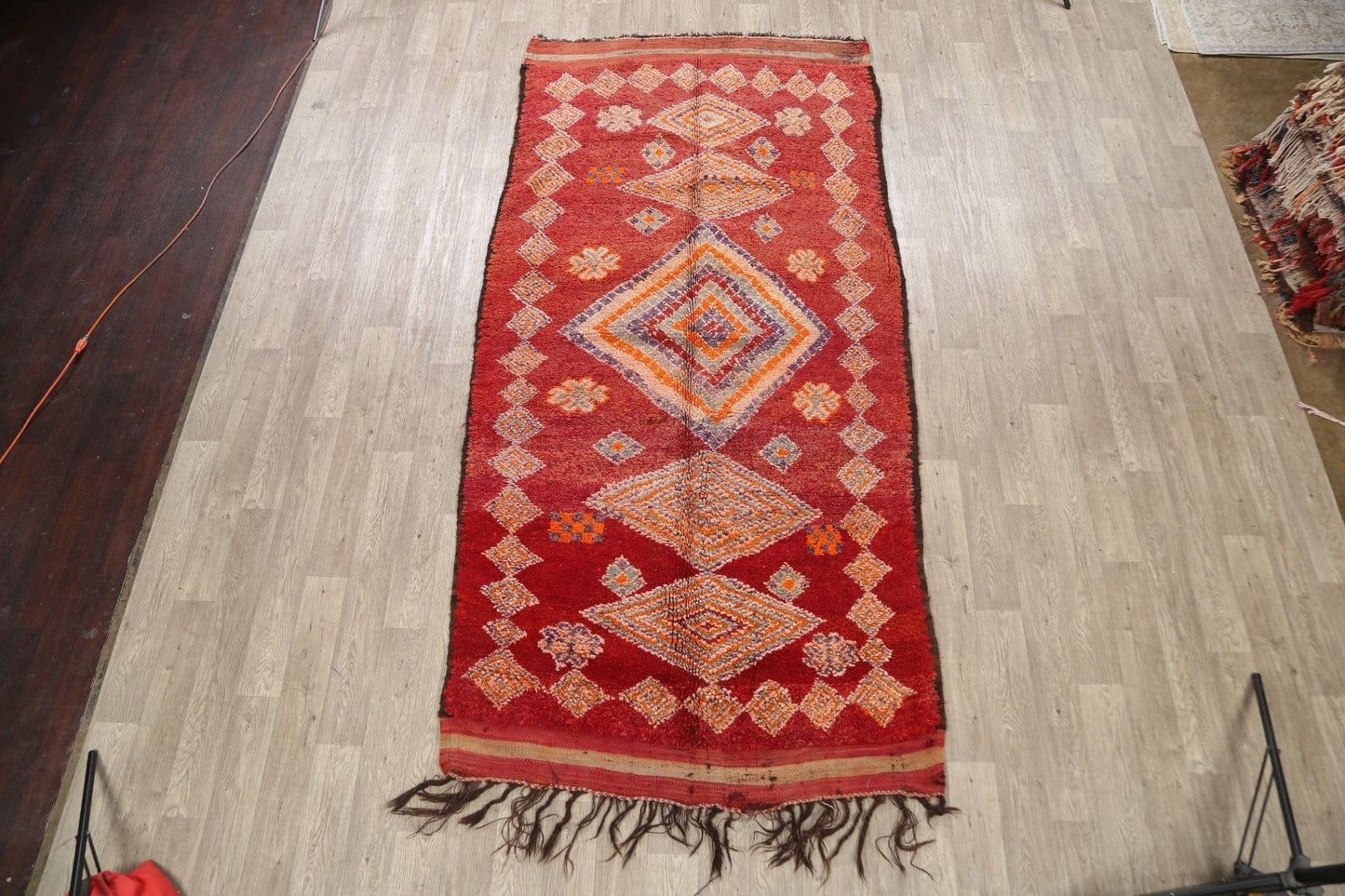 Tribal Moroccan Oriental Area Rug 5x11