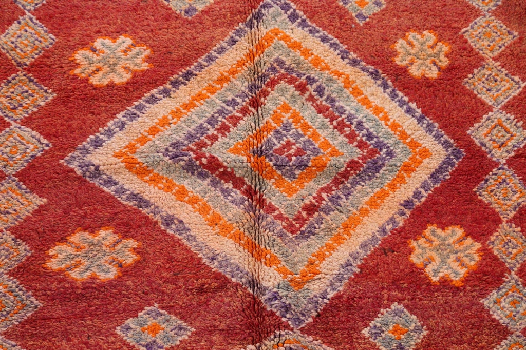 Tribal Moroccan Oriental Area Rug 5x11