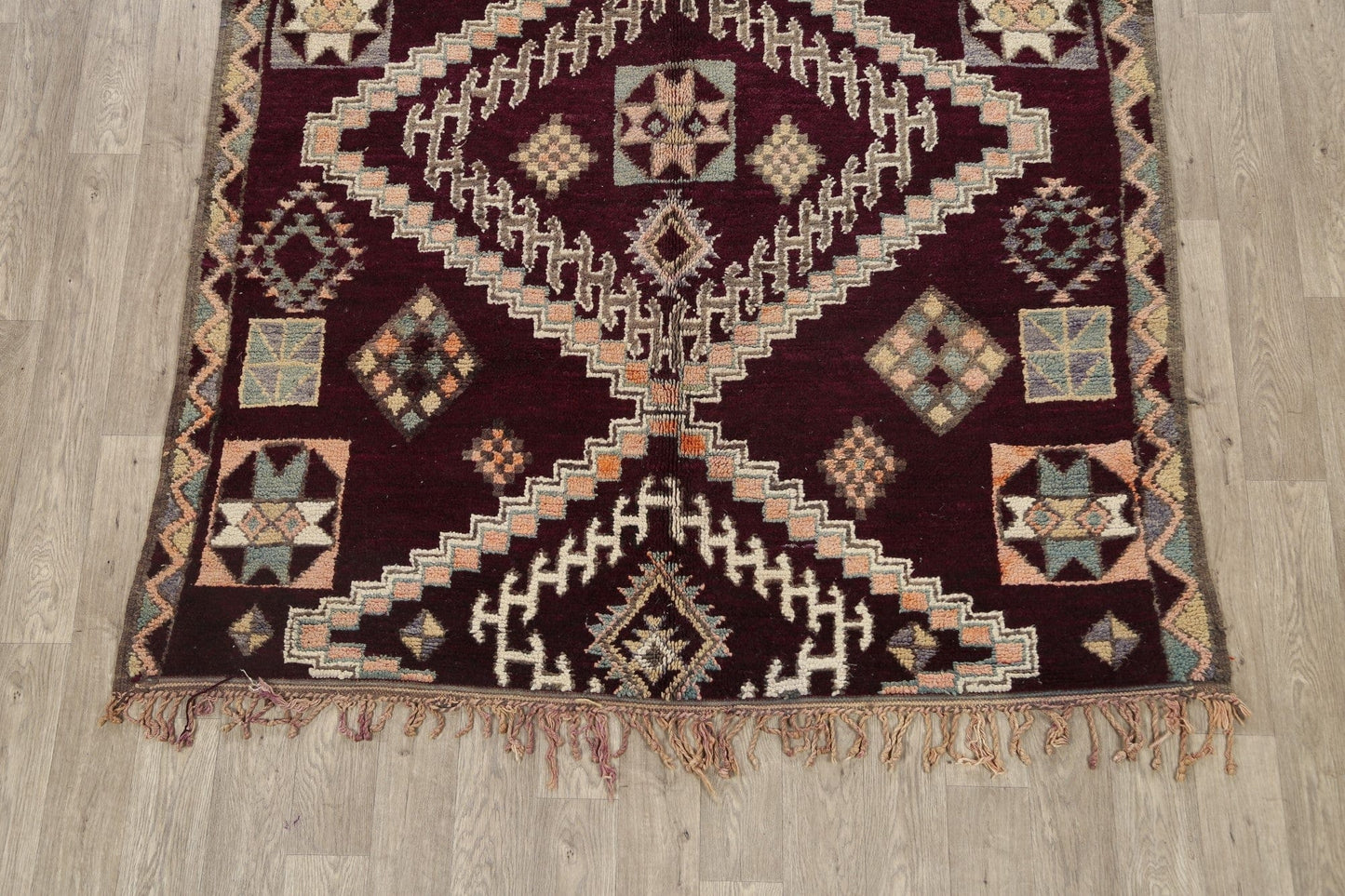 Tribal Moroccan Oriental Area Rug 6x10