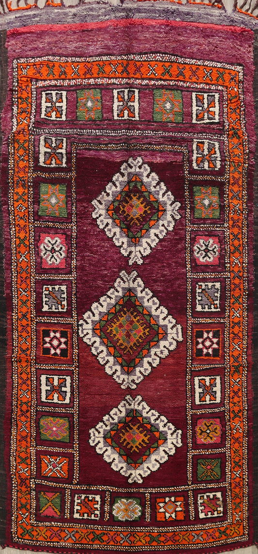 Tribal Moroccan Oriental Area Rug 6x13