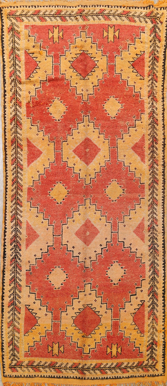 Tribal Moroccan Oriental Area Rug 5x11