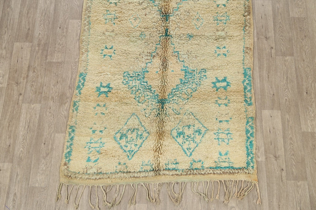 Tribal Moroccan Oriental Area Rug 5x10