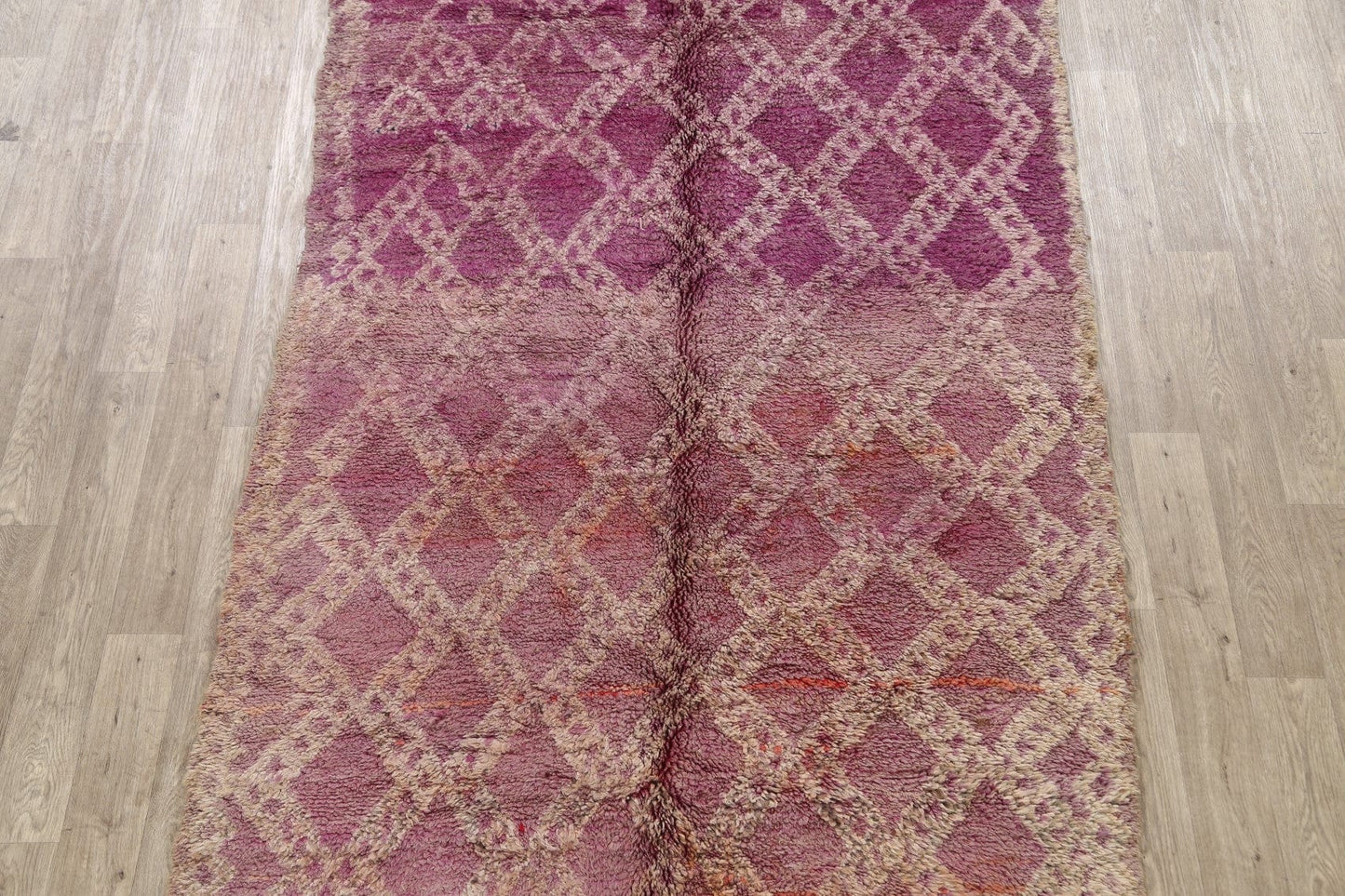 Antique Tribal Moroccan Oriental Area Rug 6x11