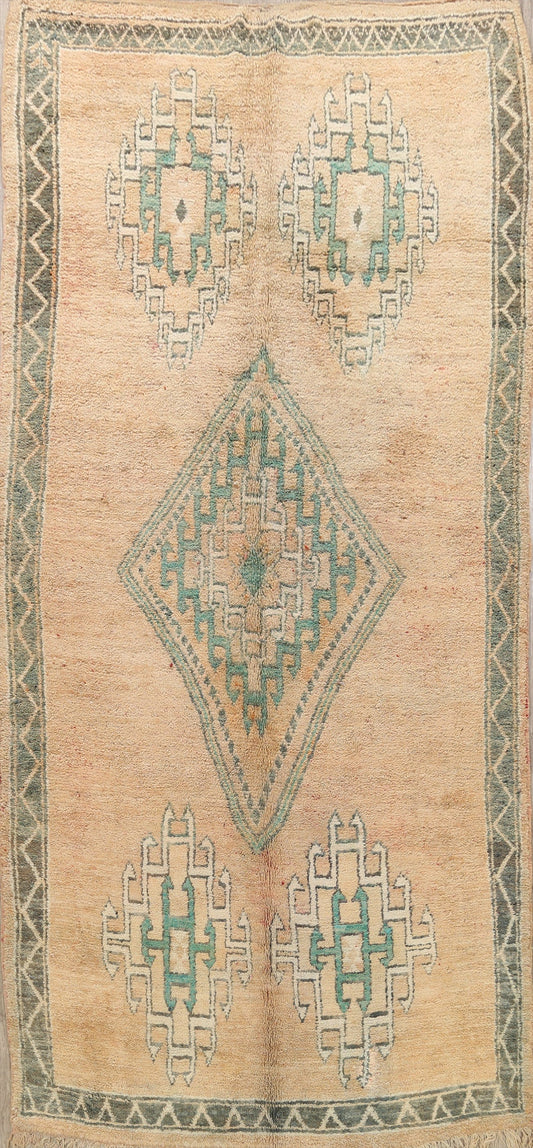 Tribal Moroccan Oriental Area Rug 7x12