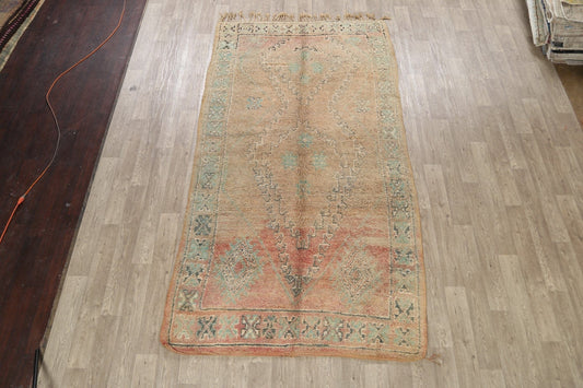 Tribal Moroccan Oriental Area Rug 6x11