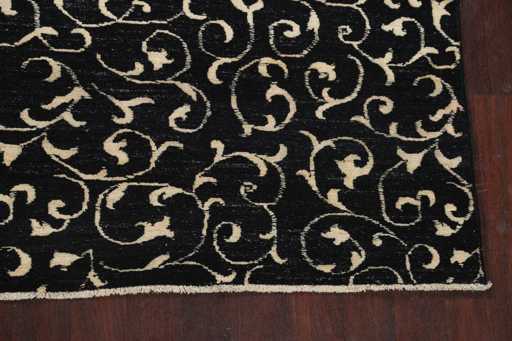 Scroll Transitional Gabbeh Kashkoli Oriental Area Rug 8x10