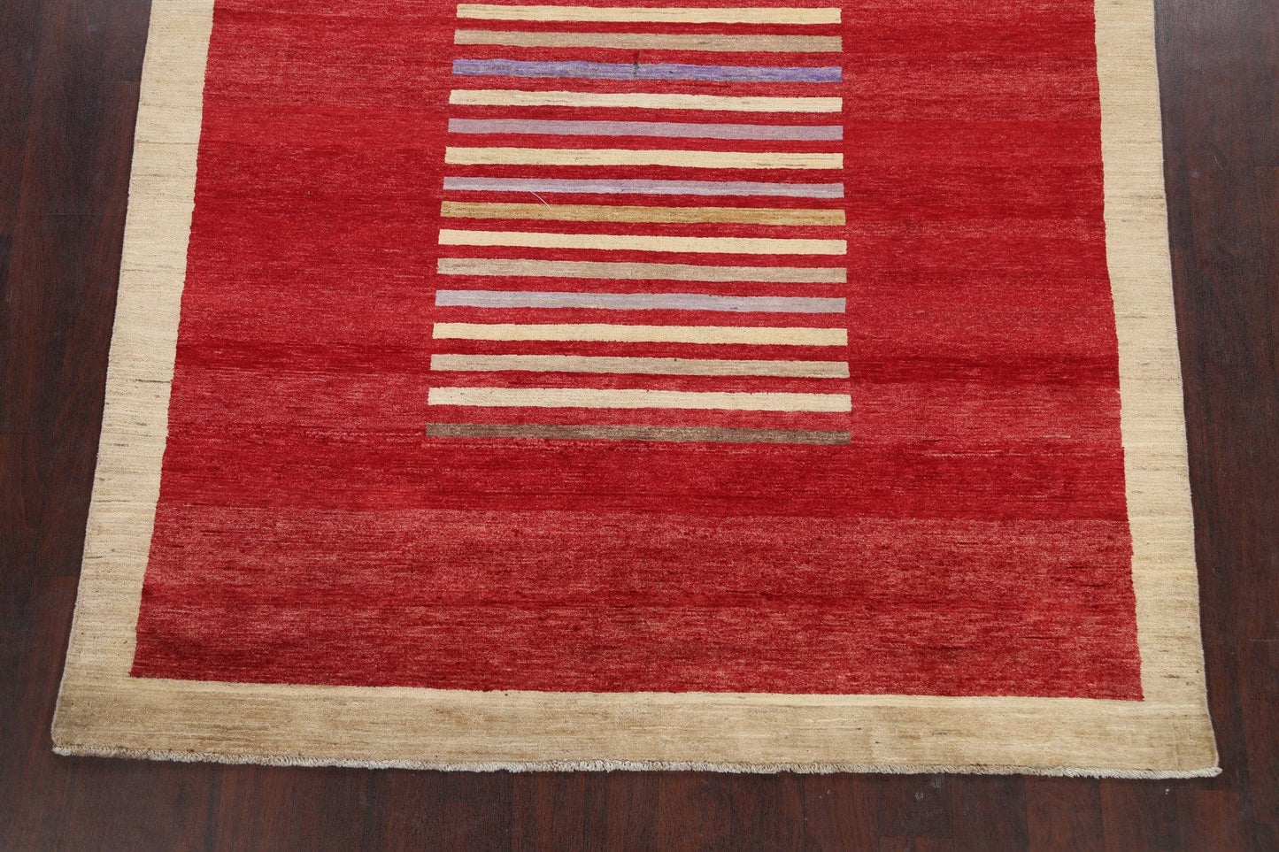 Modern Gabbeh Kashkoli Oriental Area Rug 7x8