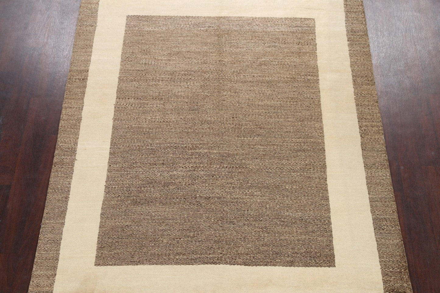 Bordered Modern Gabbeh Kashkoli Oriental Area Rug 6x8