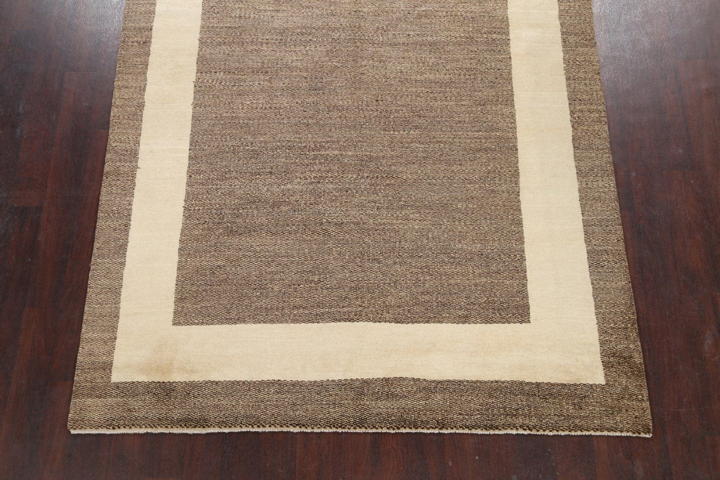 Bordered Modern Gabbeh Kashkoli Oriental Area Rug 6x8