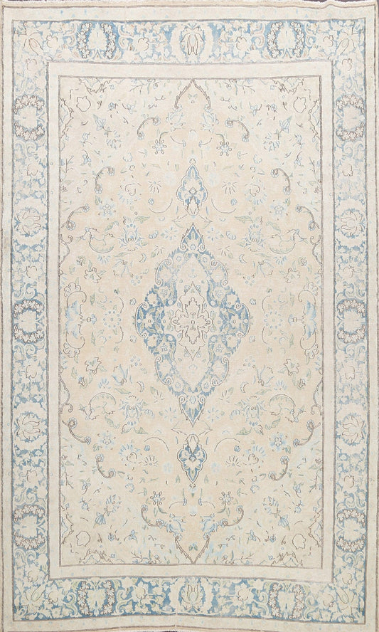 Floral Kerman Persian Area Rug 7x10