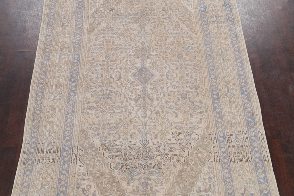 Geometric Hamedan Persian Area Rug 7x10