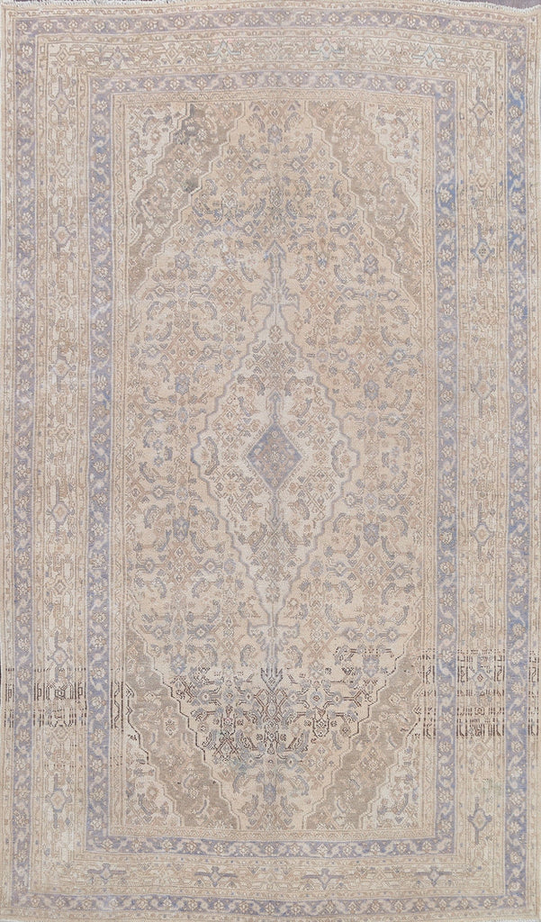 Geometric Hamedan Persian Area Rug 7x10