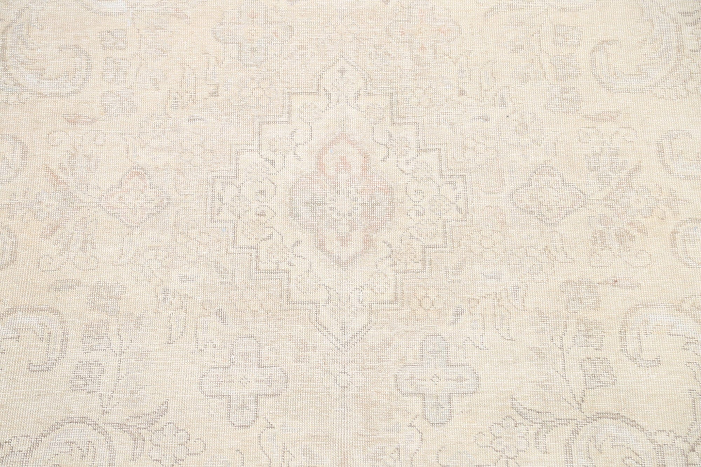 Muted Floral Tabriz Persian Area Rug 7x9