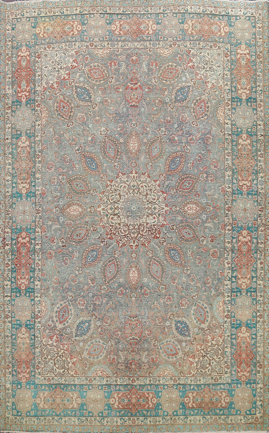 Floral Tabriz Persian Area Rug 8x11