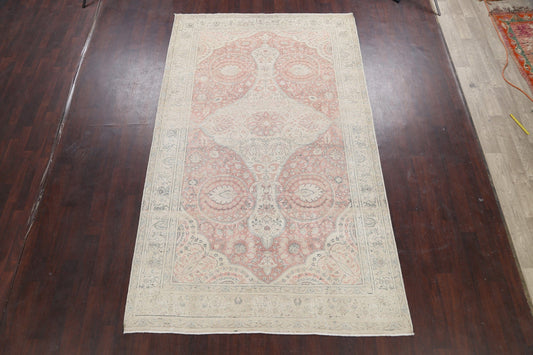 Muted Tabriz Persian Area Rug 6x10