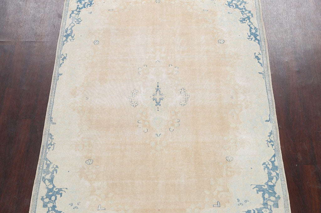 Muted Kerman Persian Area Rug 6x8