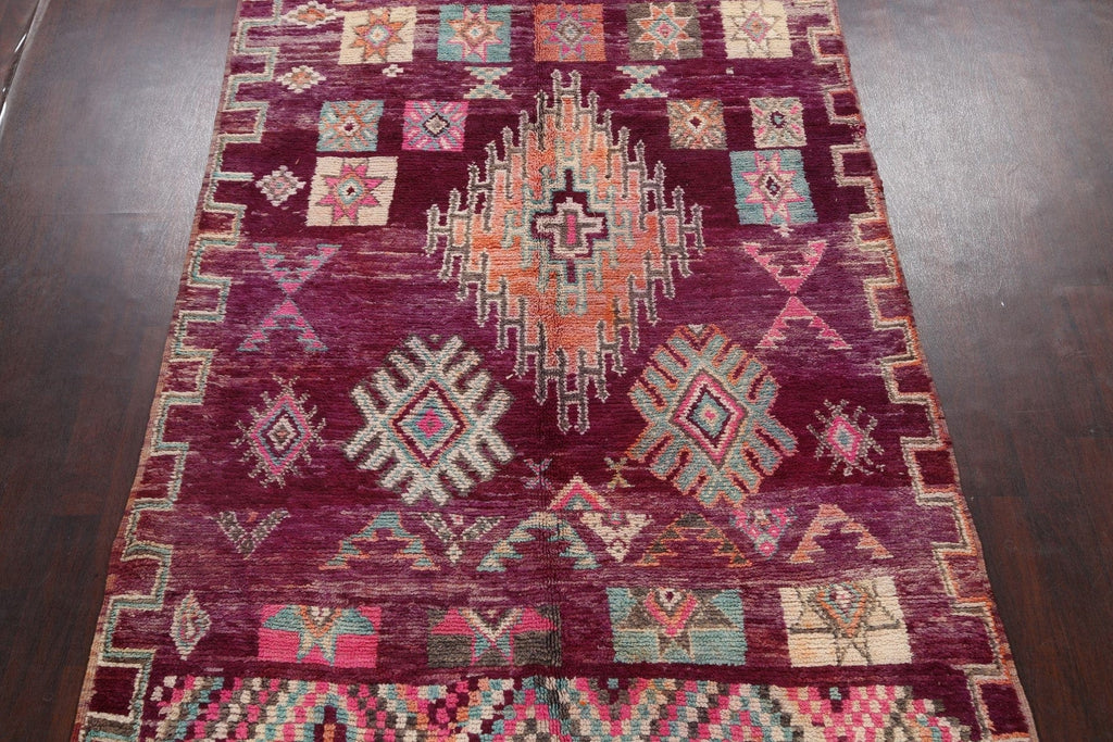 Tribal Moroccan Oriental Area Rug 7x13