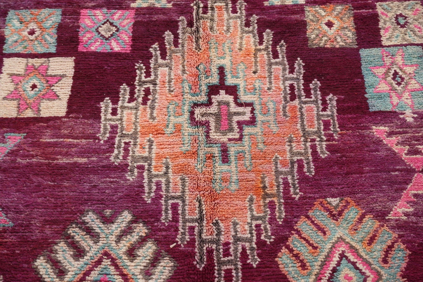 Tribal Moroccan Oriental Area Rug 7x13