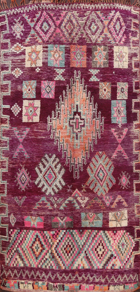 Tribal Moroccan Oriental Area Rug 7x13