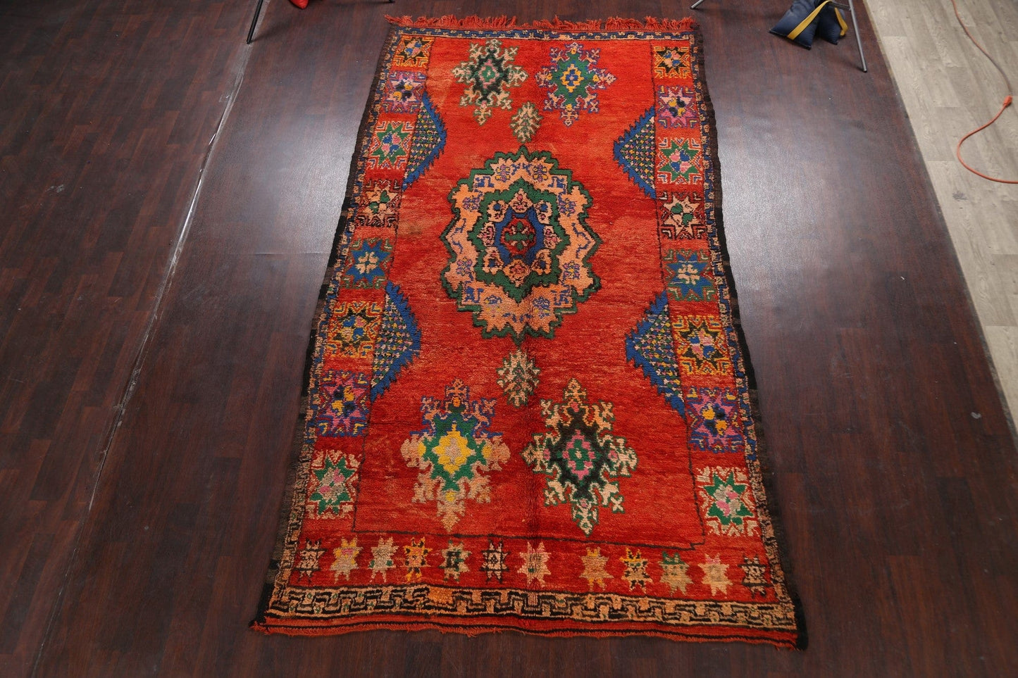 Tribal Moroccan Oriental Area Rug 7x11