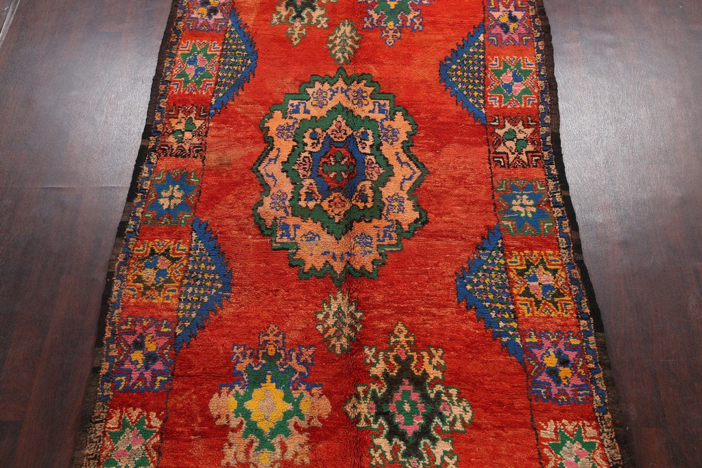 Tribal Moroccan Oriental Area Rug 7x11