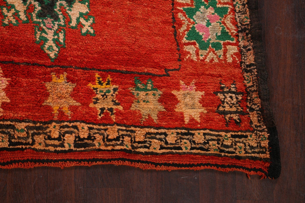 Tribal Moroccan Oriental Area Rug 7x11