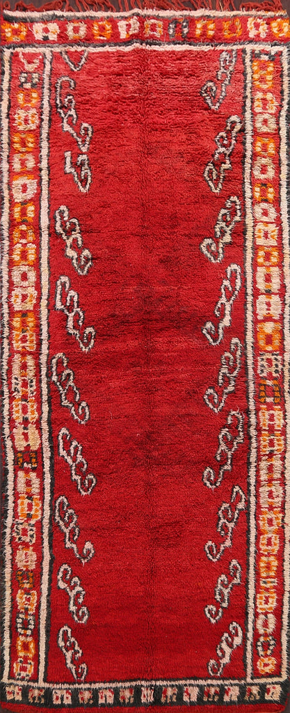 Tribal Moroccan Oriental Area Rug 5x12