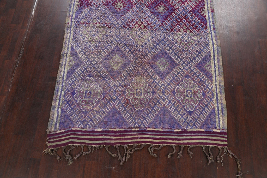 Tribal Moroccan Oriental Area Rug 7x9