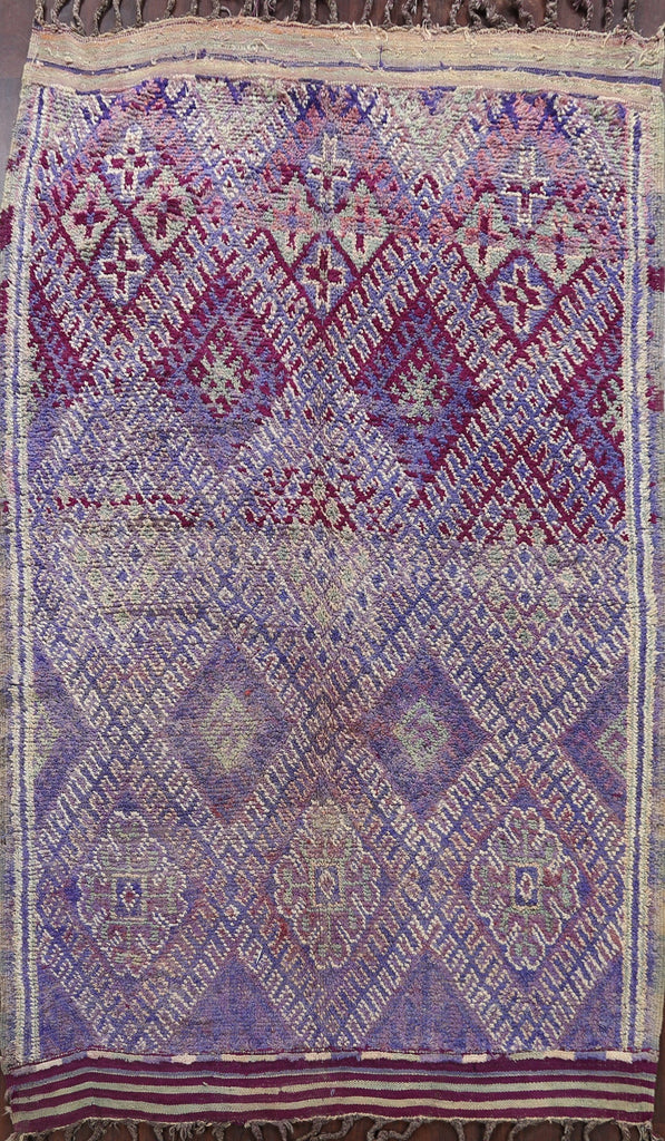 Tribal Moroccan Oriental Area Rug 7x9