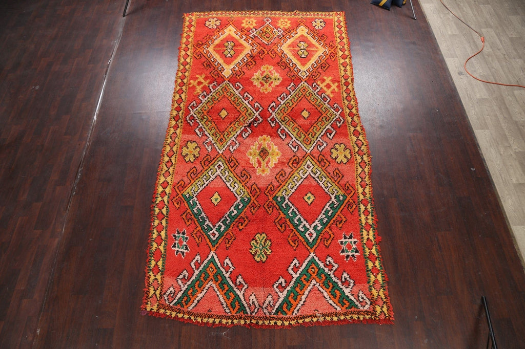 Tribal Moroccan Oriental Area Rug 6x12