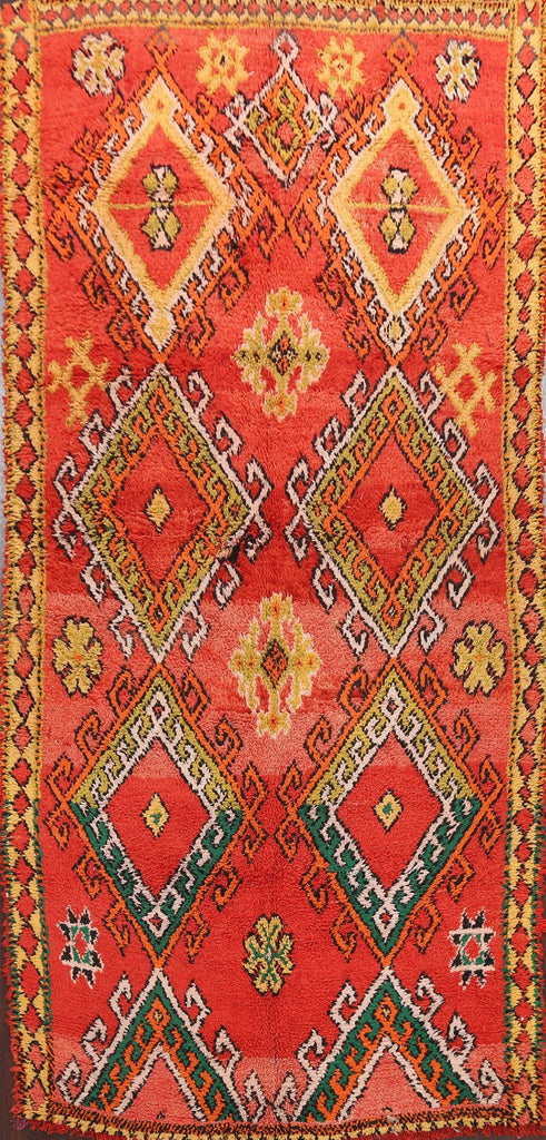 Tribal Moroccan Oriental Area Rug 6x12