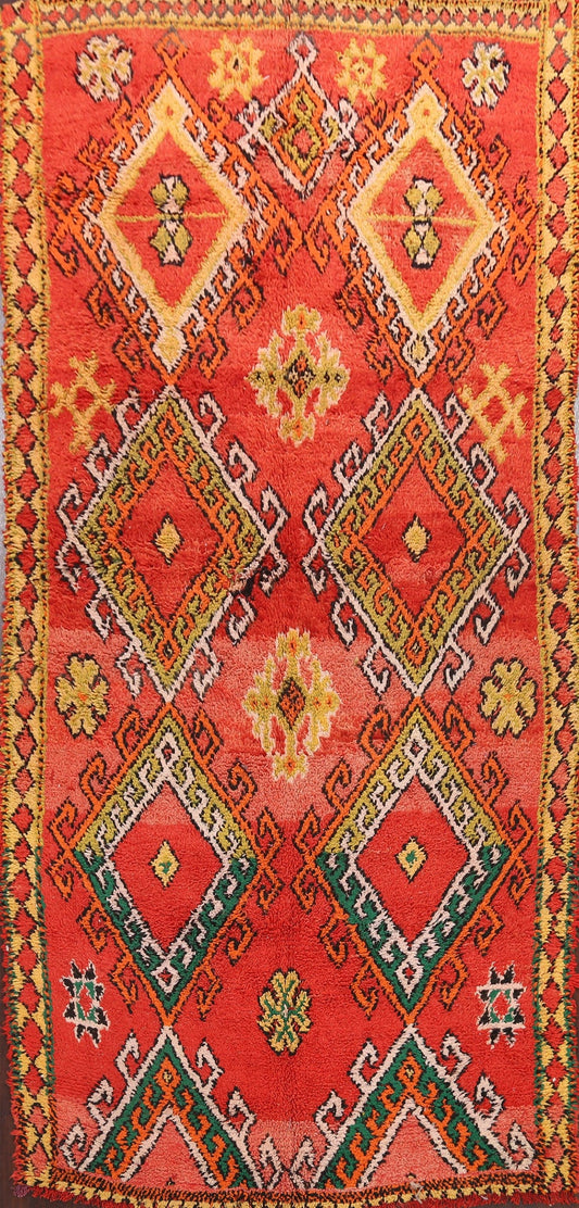 Tribal Moroccan Oriental Area Rug 6x12