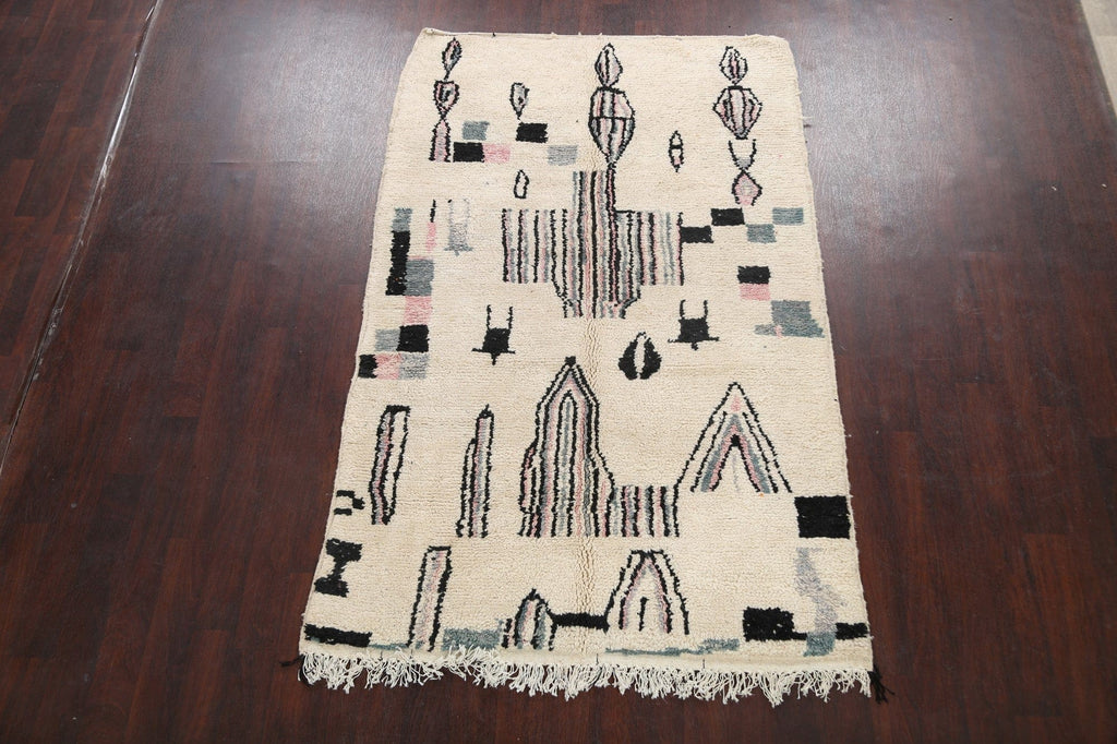 Tribal Modern Oriental Area Rug 5x8