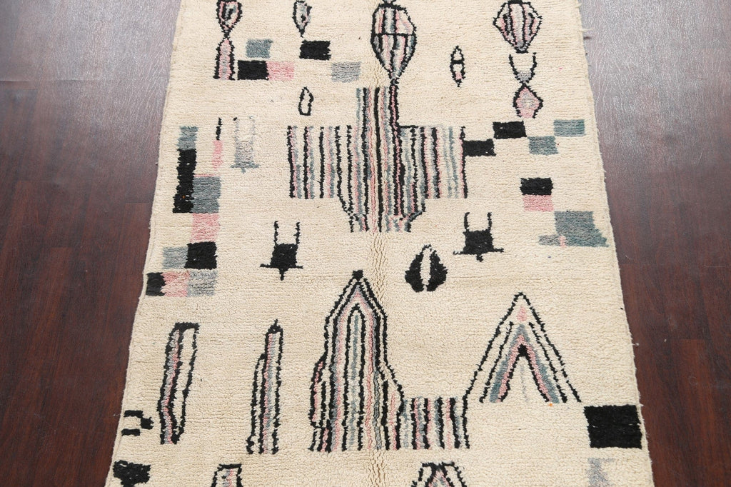 Tribal Modern Oriental Area Rug 5x8