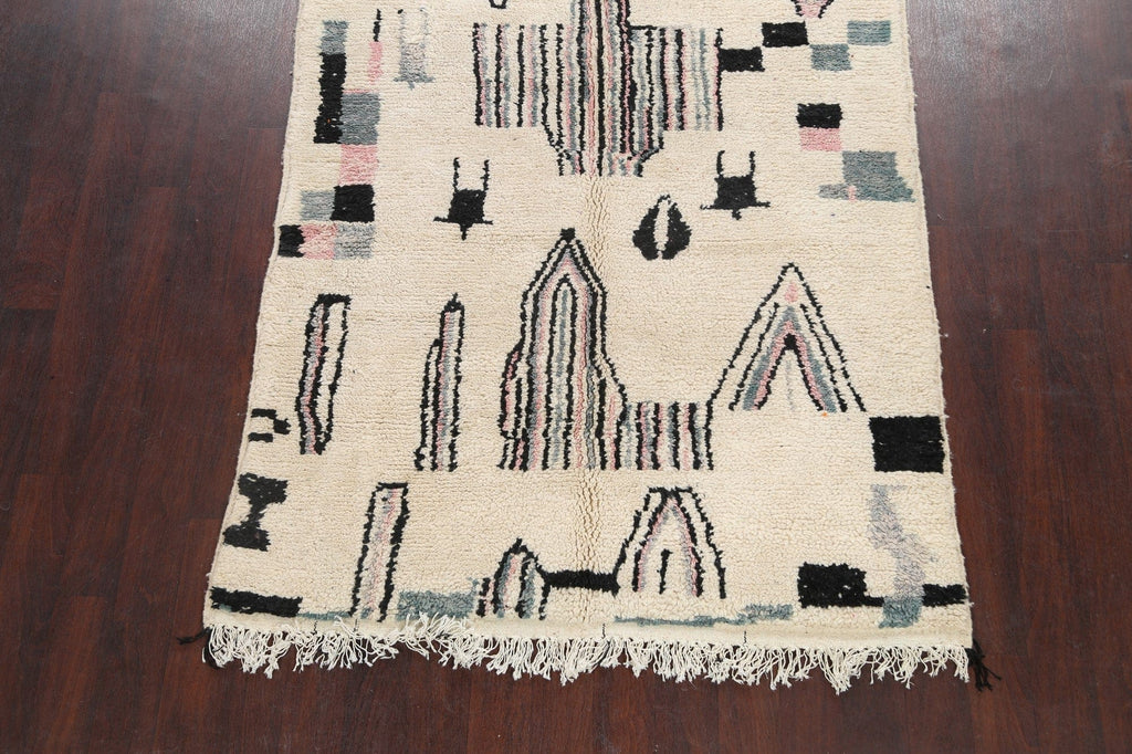 Tribal Modern Oriental Area Rug 5x8