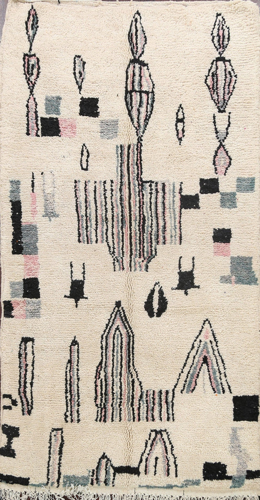 Tribal Modern Oriental Area Rug 5x8