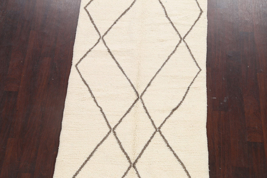 Tribal Moroccan Oriental Area Rug 4x7