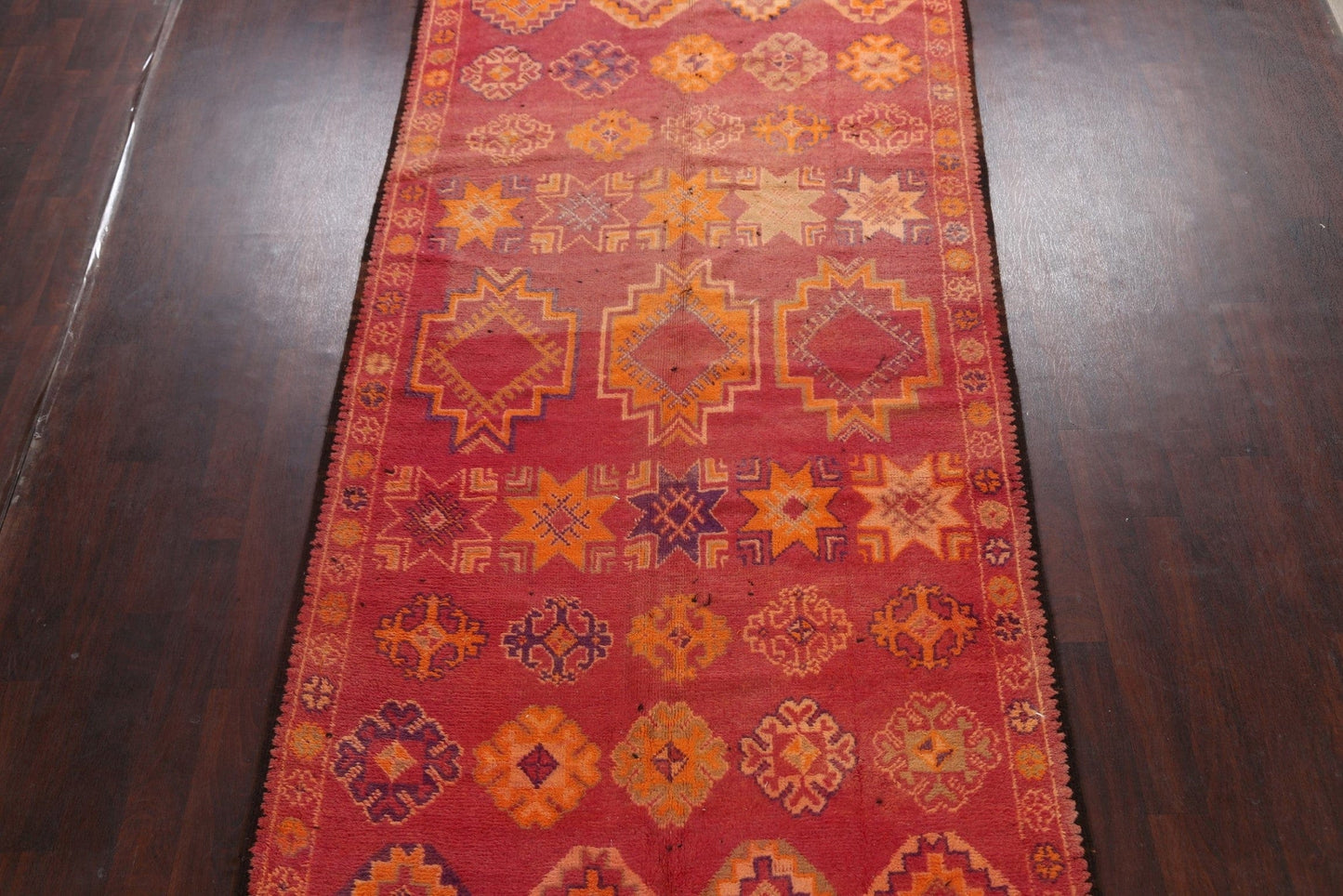 Antique Tribal Moroccan Oriental Area Rug 6x13