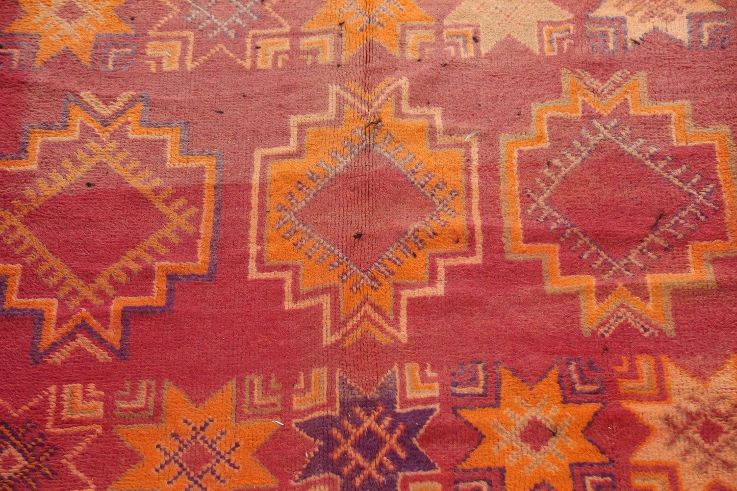 Antique Tribal Moroccan Oriental Area Rug 6x13