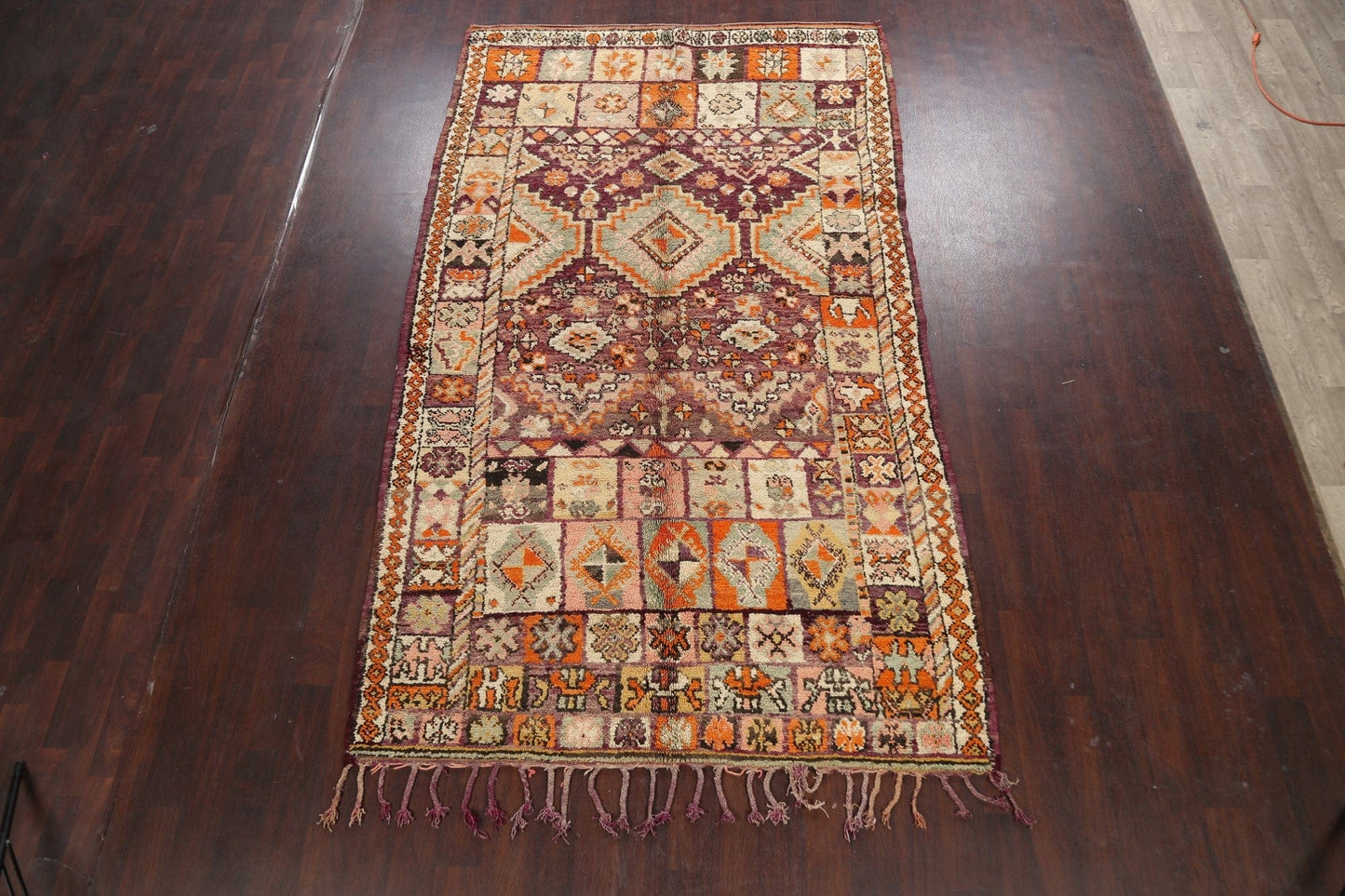 Tribal Moroccan Oriental Area Rug 6x11