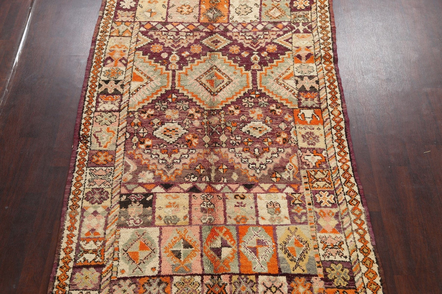 Tribal Moroccan Oriental Area Rug 6x11