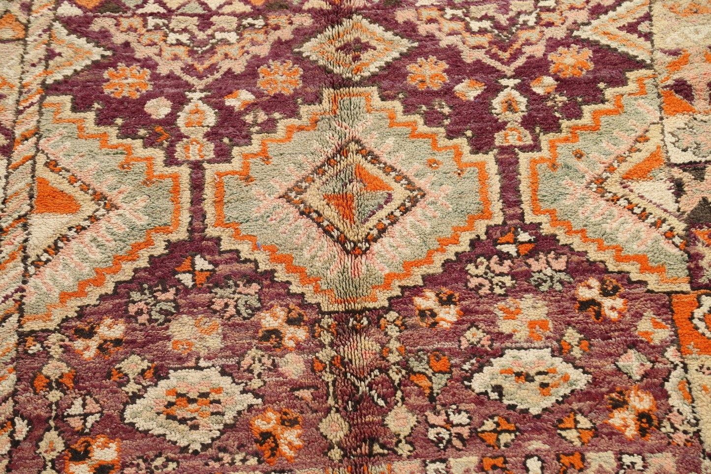 Tribal Moroccan Oriental Area Rug 6x11