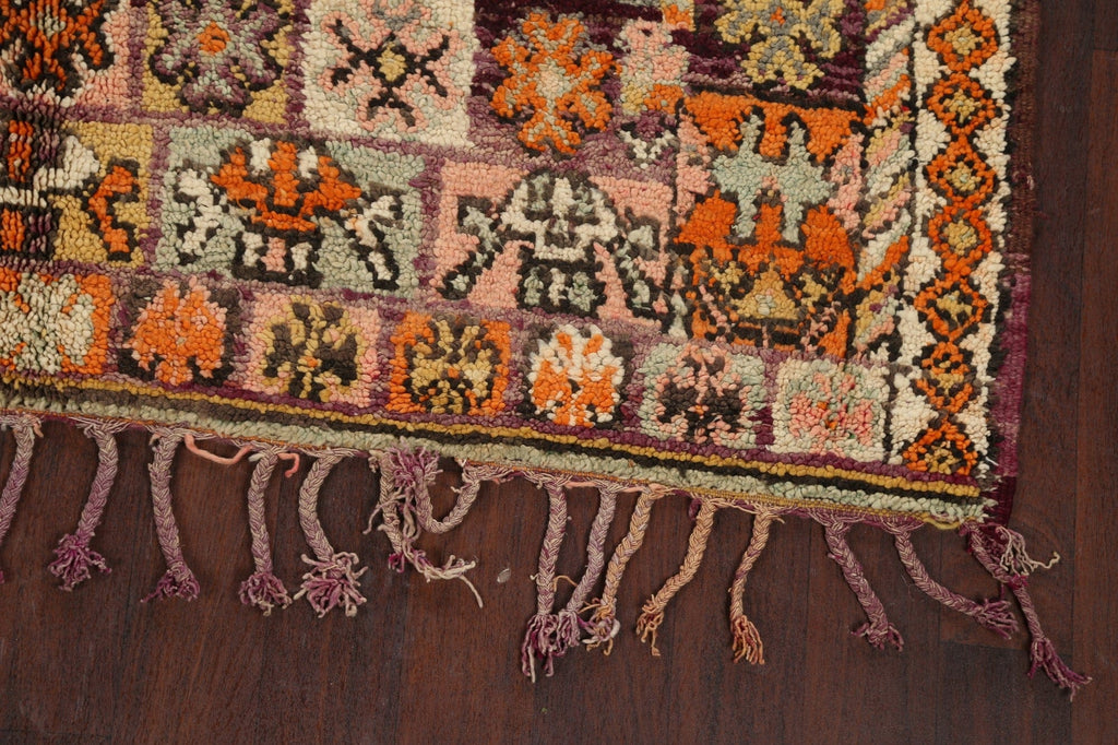 Tribal Moroccan Oriental Area Rug 6x11