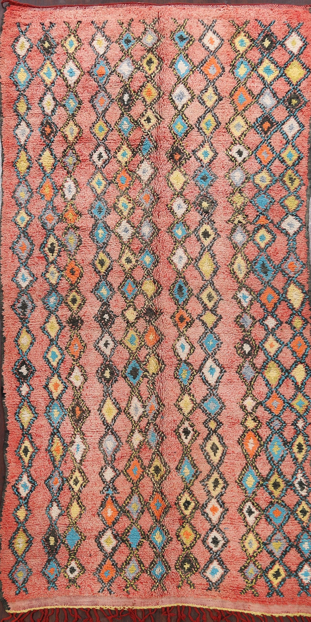 Tribal Moroccan Oriental Area Rug 6x11