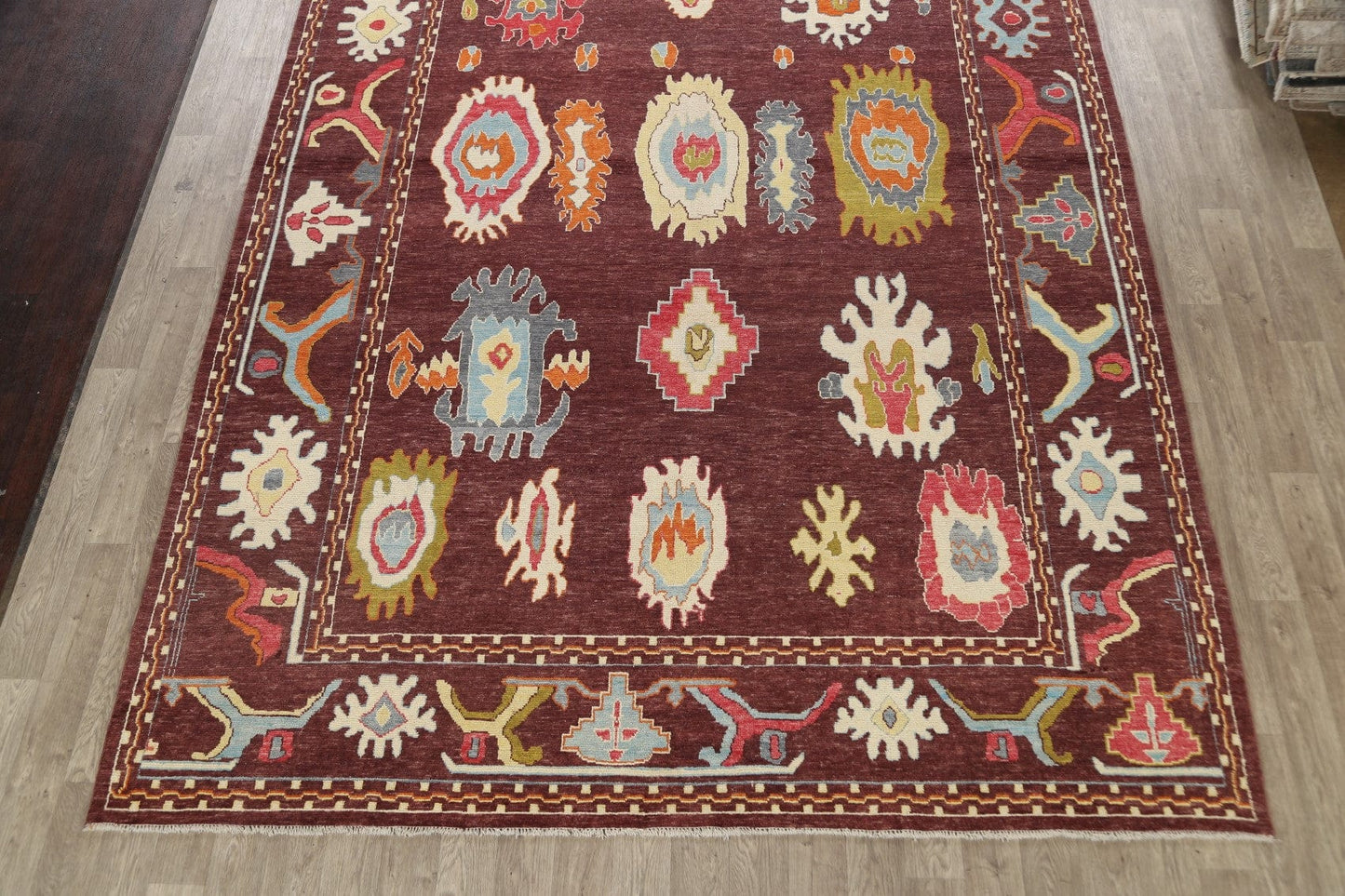 Geometric Oushak Oriental Area Rug 10x13