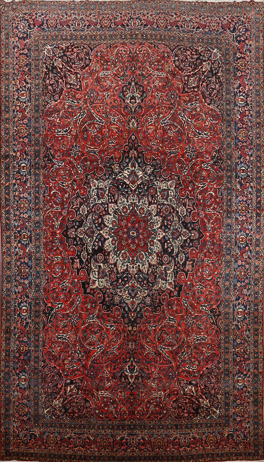 Antique 100% Vegetable Dye Bakhtiari Persian Area Rug 13x21