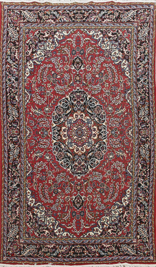 Floral Kashan Oriental Area Rug 6x10