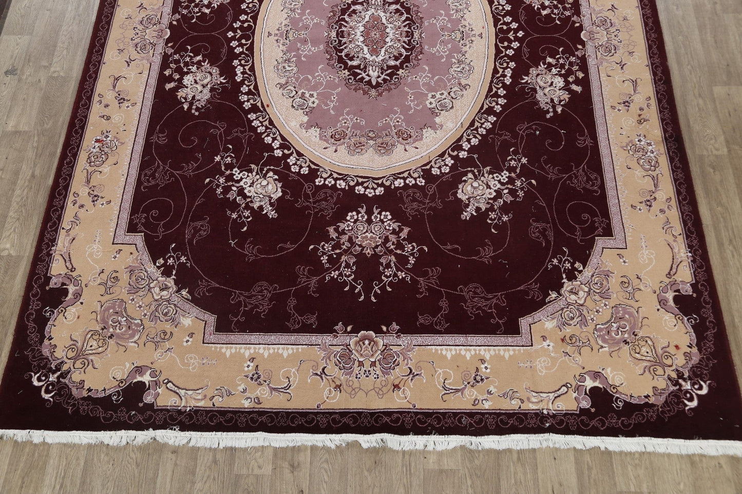 Geometric Aubusson Oriental Area Rug 10x13